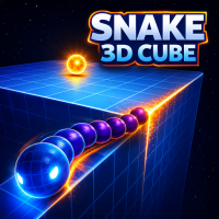Play Snake 3D Cube now!